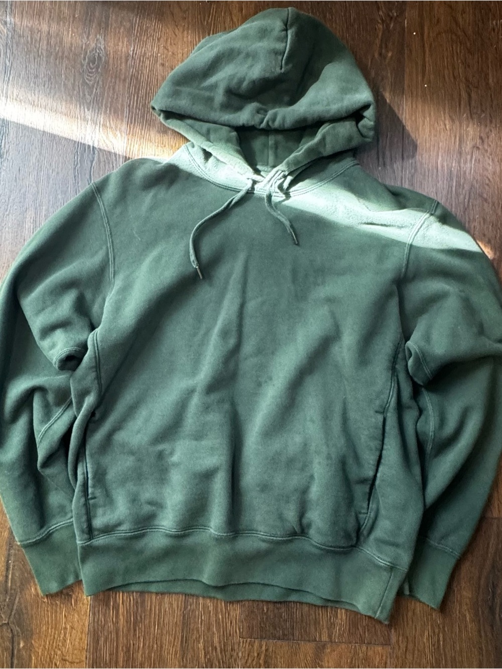 Uniqlo Olive Green Hooded Pullover